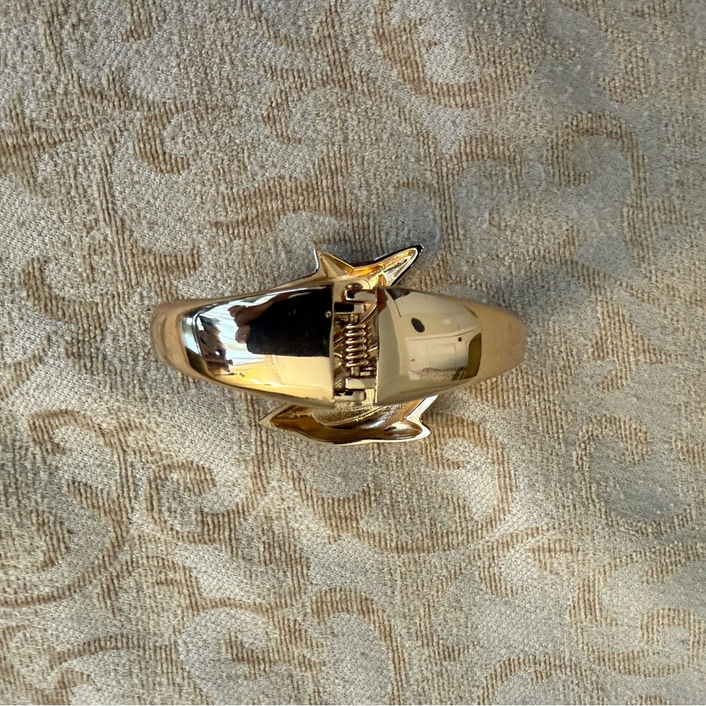 Statement Gold and Silver Dolphin Bracelet - Picture 6 of 6